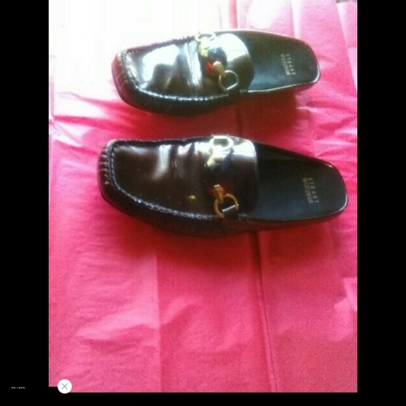 Stuart Weitzman leather slides - Picture 2 of 3